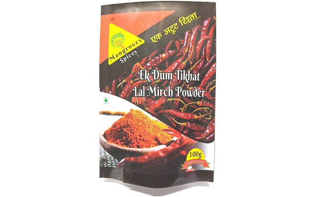 Mangroves Ek Dum Tikhat Lal Mirch Powder   Pack  100 grams